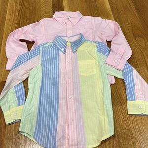 2 Janie and Jack boys button ups